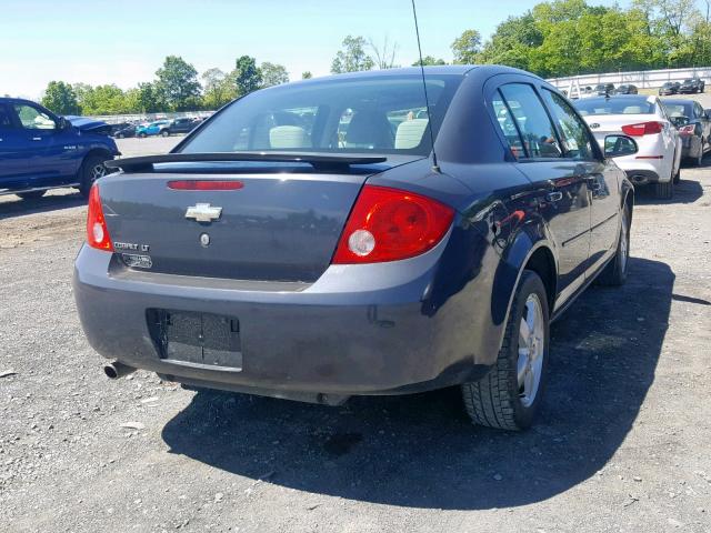 1G1AL55F987217371 - 2008 CHEVROLET COBALT LT CHARCOAL photo 4