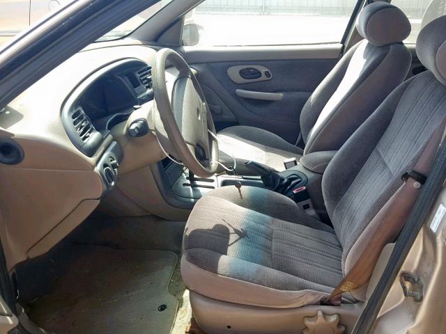 1FALP6539TK116133 - 1996 FORD CONTOUR GL TAN photo 5