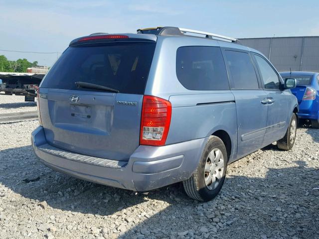 KNDMC233376027680 - 2007 HYUNDAI ENTOURAGE BLUE photo 4