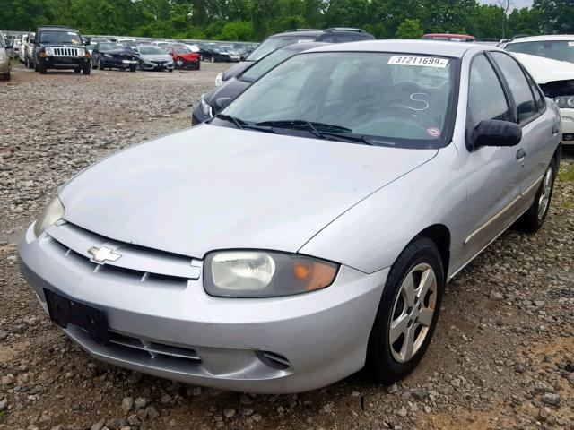 1G1JF52F047305330 - 2004 CHEVROLET CAVALIER L SILVER photo 2