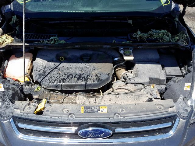 1FMCU0J93FUB29703 - 2015 FORD ESCAPE TIT GRAY photo 7