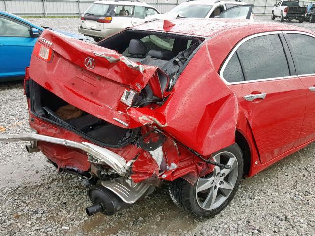 JH4CU2F81CC001539 - 2012 ACURA TSX SE RED photo 9