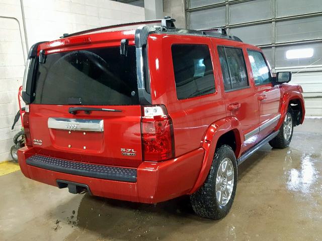 1J8HG58216C299600 - 2006 JEEP COMMANDER 红色 照片 4