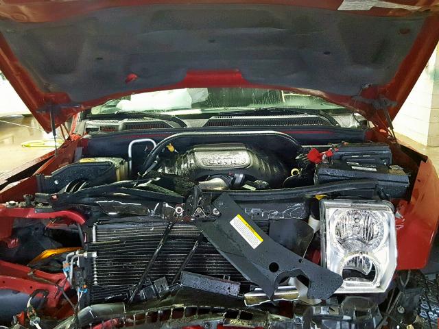 1J8HG58216C299600 - 2006 JEEP COMMANDER 红色 照片 7