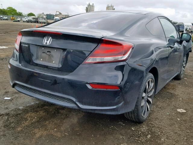 2HGFG3B09FH526055 - 2015 HONDA CIVIC EXL BLACK photo 4