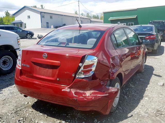 3N1AB61E08L635006 - 2008 NISSAN SENTRA 2.0 RED photo 4