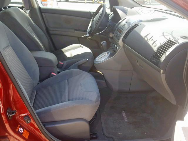 3N1AB61E08L635006 - 2008 NISSAN SENTRA 2.0 RED photo 5