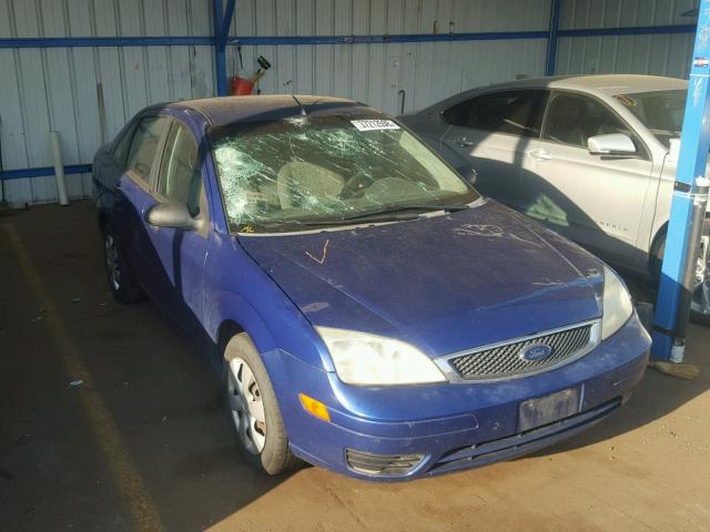 1FAFP34N85W133855 - 2005 FORD FOCUS ZX4 BLUE photo 1