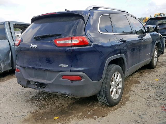 1C4PJLCS5EW201102 - 2014 JEEP CHEROKEE L BLUE photo 4