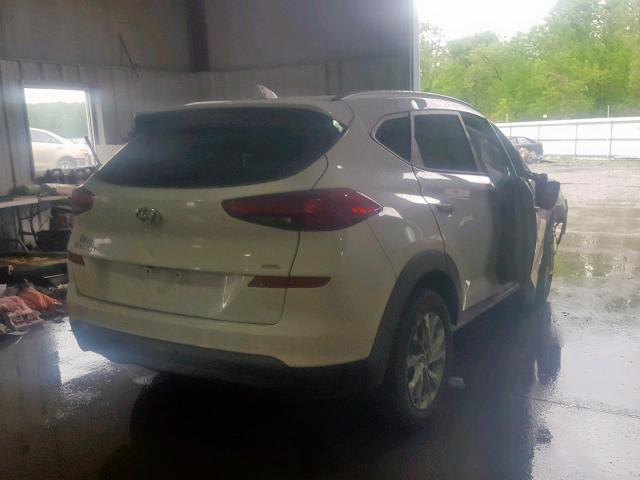 KM8J3CA44KU930392 - 2019 HYUNDAI TUCSON LIM WHITE photo 4