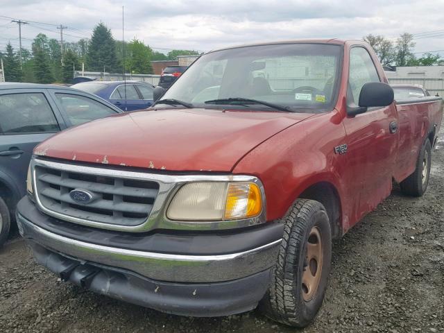 1FTZF17201NA12284 - 2001 FORD F150 BURGUNDY photo 2