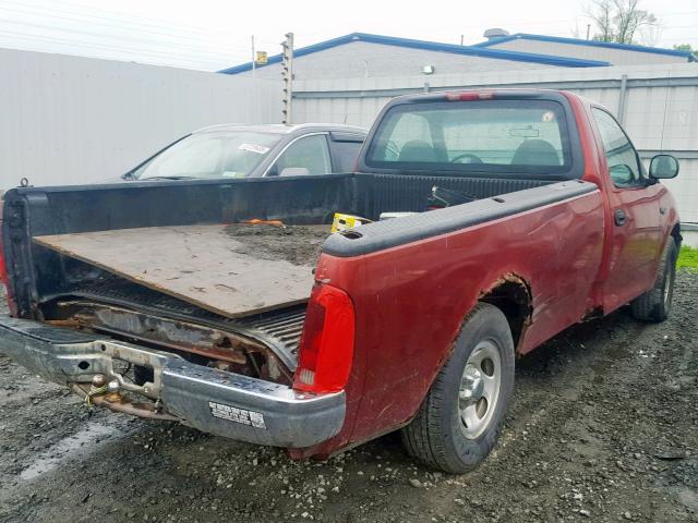 1FTZF17201NA12284 - 2001 FORD F150 BURGUNDY photo 4