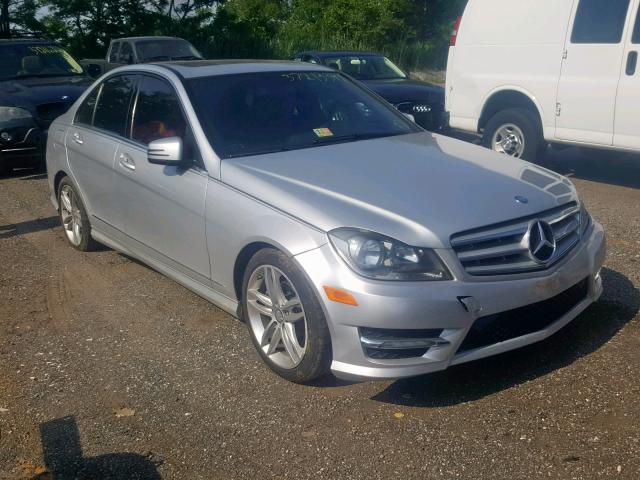 WDDGF4HB5DA777323 - 2013 MERCEDES-BENZ C 250 SILVER photo 1