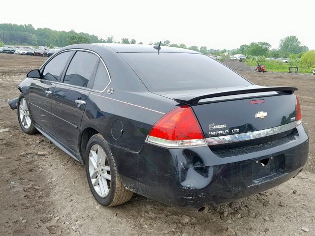 2G1WU57M591279668 - 2009 CHEVROLET IMPALA LTZ BLACK photo 3