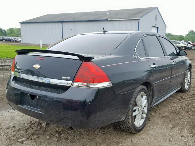 2G1WU57M591279668 - 2009 CHEVROLET IMPALA LTZ BLACK photo 4