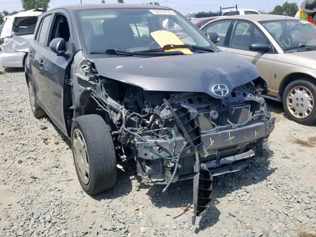 JTKKU4B44B1012663 - 2011 TOYOTA SCION XD GRAY photo 1