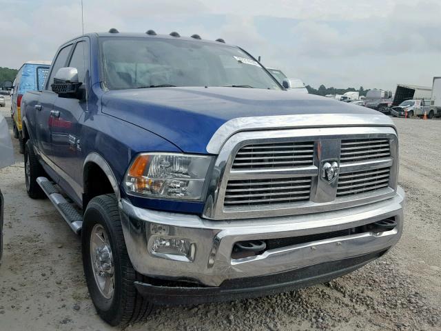 3D7UT2CL2AG155663 - 2010 DODGE RAM 2500 BLUE photo 1