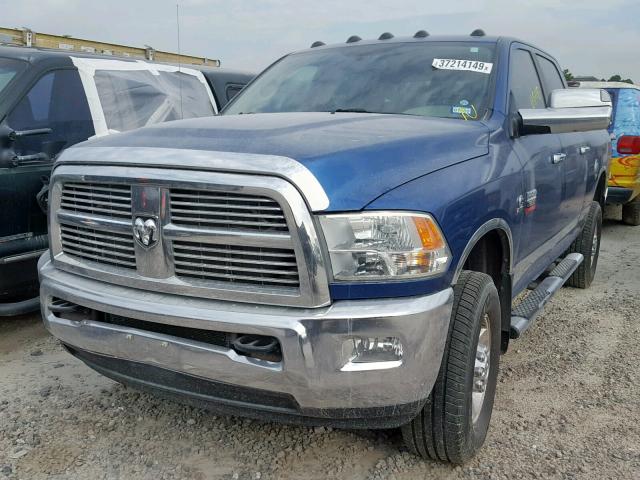 3D7UT2CL2AG155663 - 2010 DODGE RAM 2500 BLUE photo 2