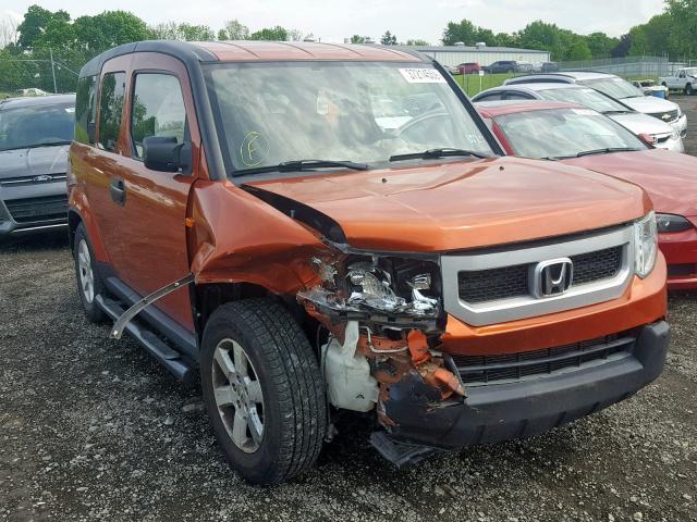 5J6YH2H73BL001311 - 2011 HONDA ELEMENT EX ORANGE photo 1