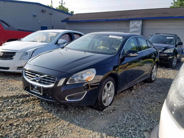 YV1612FH6D2186843 - 2013 VOLVO S60 T5 BLACK photo 2