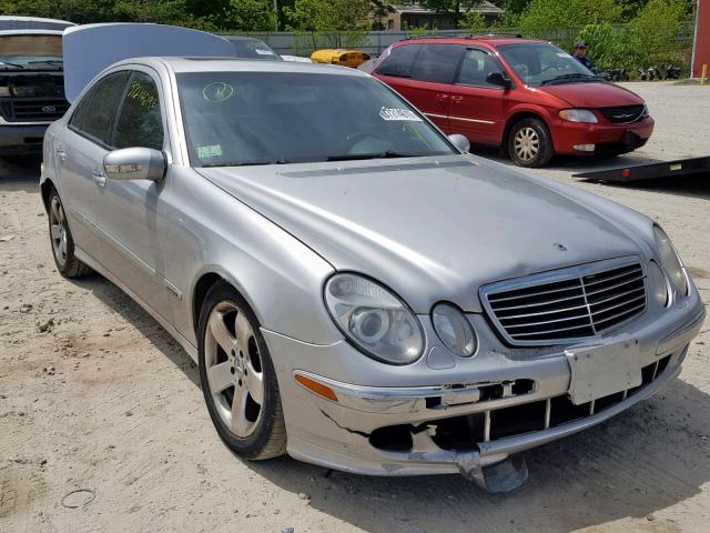 WDBUF65J43A229508 - 2003 MERCEDES-BENZ E 320 SILVER photo 1