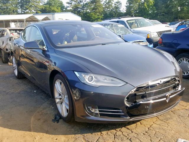 5YJSA1E25GF128316 - 2016 TESLA MODEL S فحمي صورة 1