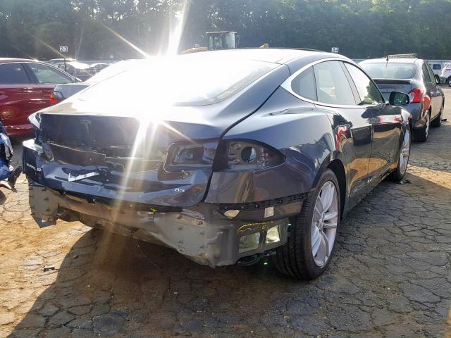5YJSA1E25GF128316 - 2016 TESLA MODEL S فحمي صورة 4