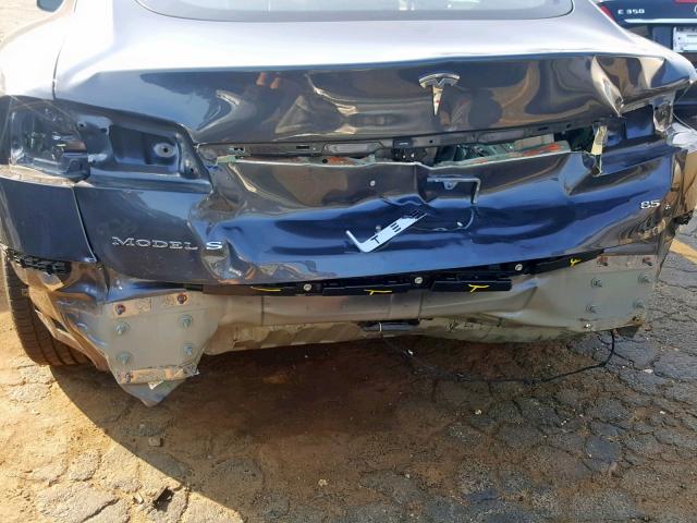 5YJSA1E25GF128316 - 2016 TESLA MODEL S فحمي صورة 9