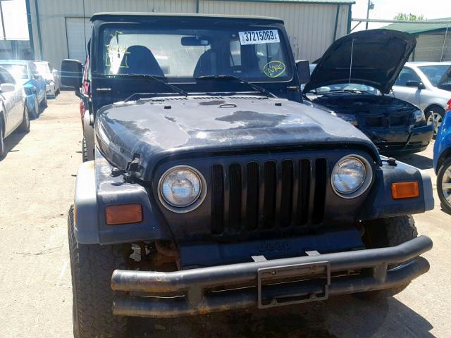 1J4FY29P5VP505460 - 1997 JEEP WRANGLER / BLACK photo 9