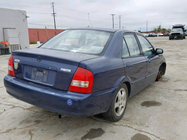 JM1BJ2210Y0213307 - 2000 MAZDA PROTEGE ES BLUE photo 4