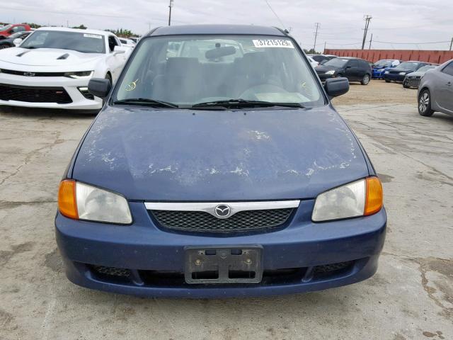 JM1BJ2210Y0213307 - 2000 MAZDA PROTEGE ES BLUE photo 9