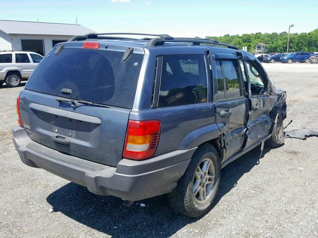 1J4GW48S83C603897 - 2003 JEEP GRAND CHER BLUE photo 4