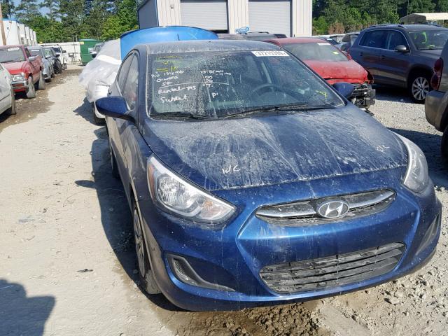 KMHCT4AE9HU326854 - 2017 HYUNDAI ACCENT SE BLUE photo 1