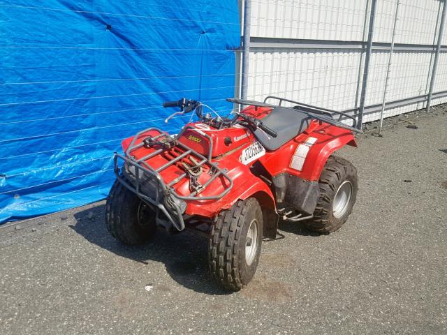 JKBLFBA14VB725150 - 1997 KAWASAKI KLF220 RED photo 2