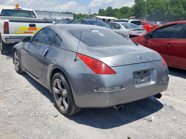 JN1AZ34E56M354697 - 2006 NISSAN 350Z COUPE SILVER photo 3