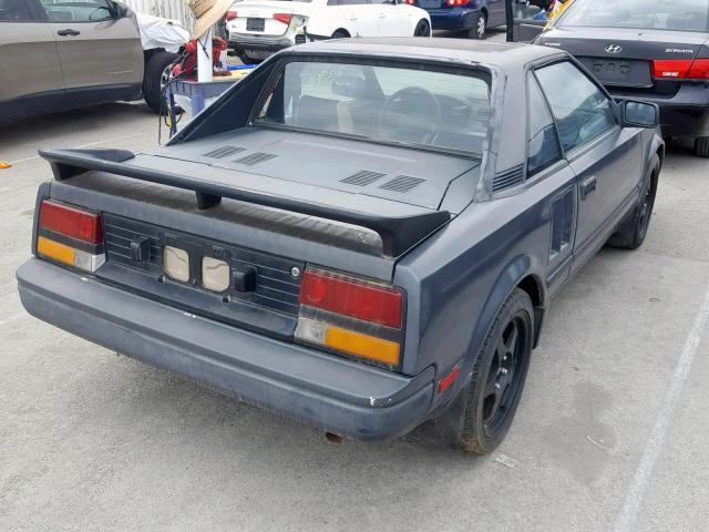 JT2AW15CXF0041619 - 1985 TOYOTA MR2 GRAY photo 4