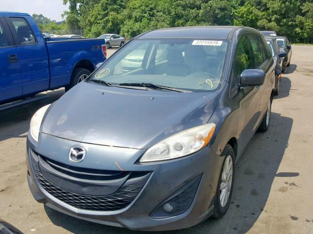 JM1CW2BL9C0107549 - 2012 MAZDA 5 BLUE photo 2