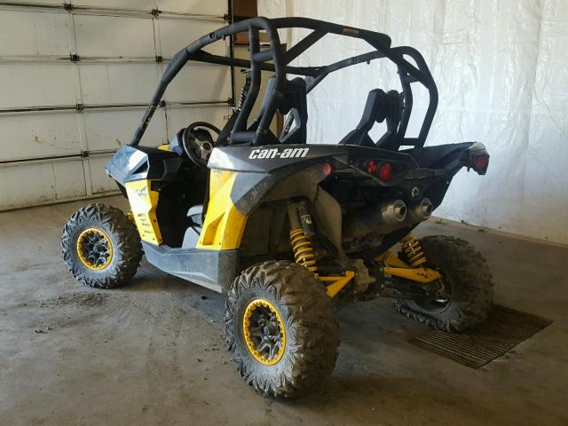 3JBPXLP14EJ001056 - 2014 CAN-AM MAVERICK 1 YELLOW photo 3