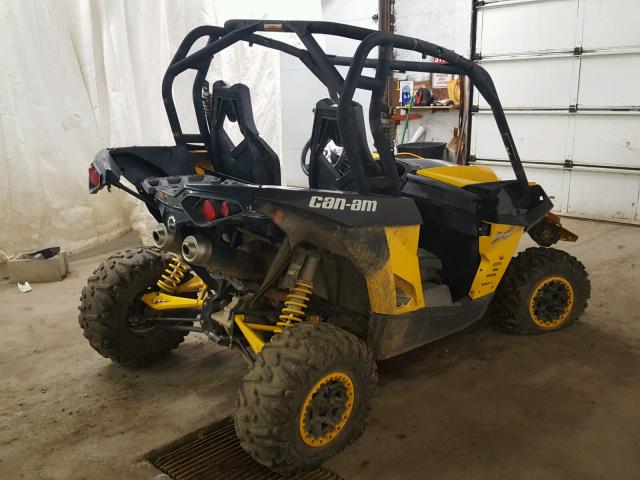 3JBPXLP14EJ001056 - 2014 CAN-AM MAVERICK 1 YELLOW photo 4