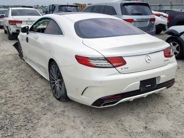 WDDXJ8FB7GA017438 - 2016 MERCEDES-BENZ S 550 WHITE photo 3