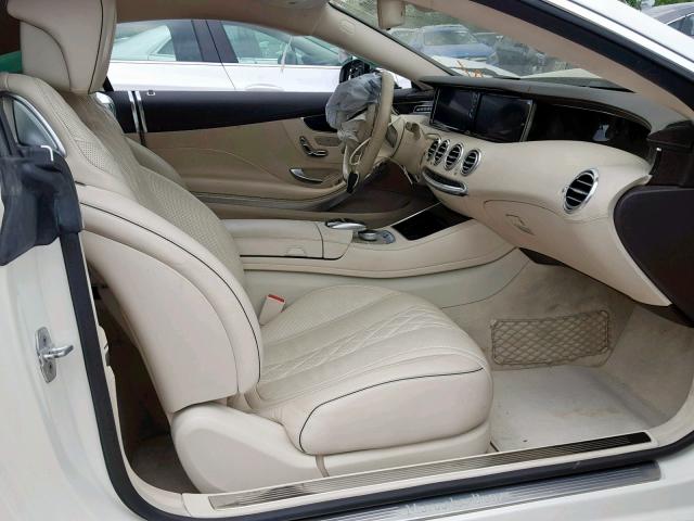 WDDXJ8FB7GA017438 - 2016 MERCEDES-BENZ S 550 WHITE photo 5