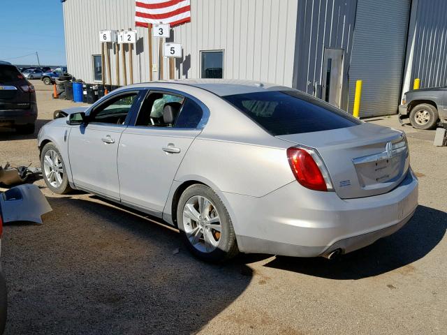 1LNHM93R89G633836 - 2009 LINCOLN MKS SILVER photo 3