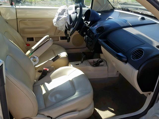3VWPF31Y18M401839 - 2008 VOLKSWAGEN NEW BEETLE Krem foto 5