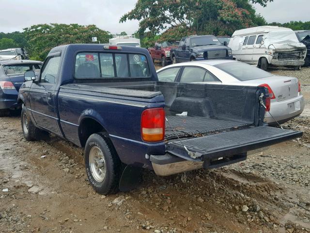 1FTCR10X1RUC81172 - 1994 FORD RANGER BLUE photo 3