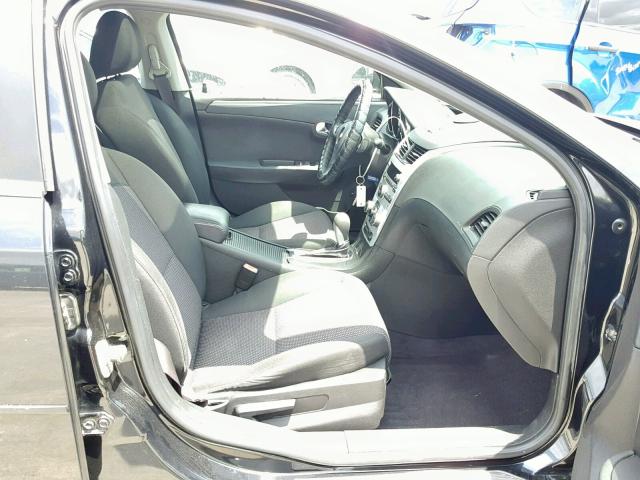 1G1ZC5EB5AF120194 - 2010 CHEVROLET MALIBU 1LT BLACK photo 5