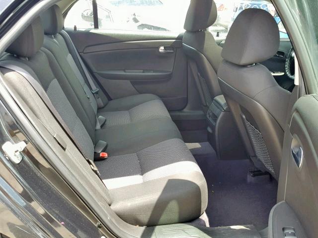 1G1ZC5EB5AF120194 - 2010 CHEVROLET MALIBU 1LT BLACK photo 6