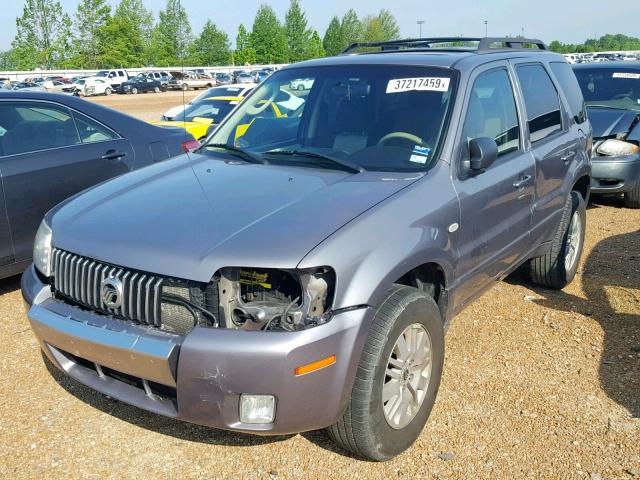 4M2CU81197KJ02591 - 2007 MERCURY MARINER LU GRAY photo 2