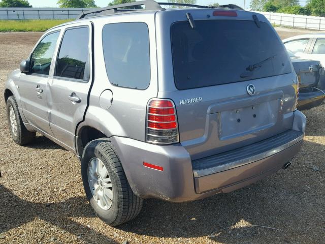 4M2CU81197KJ02591 - 2007 MERCURY MARINER LU GRAY photo 3