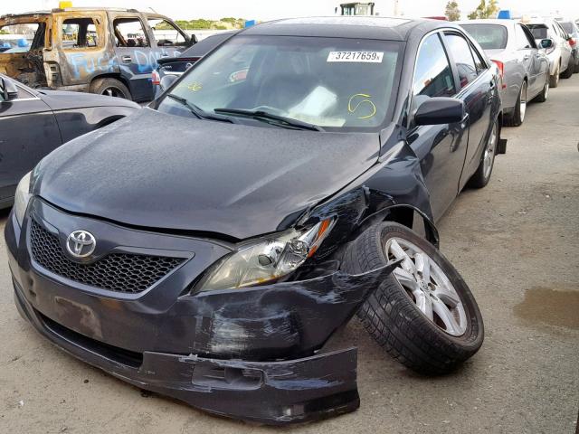 4T1BK46K37U513051 - 2007 TOYOTA CAMRY NEW BLACK photo 2