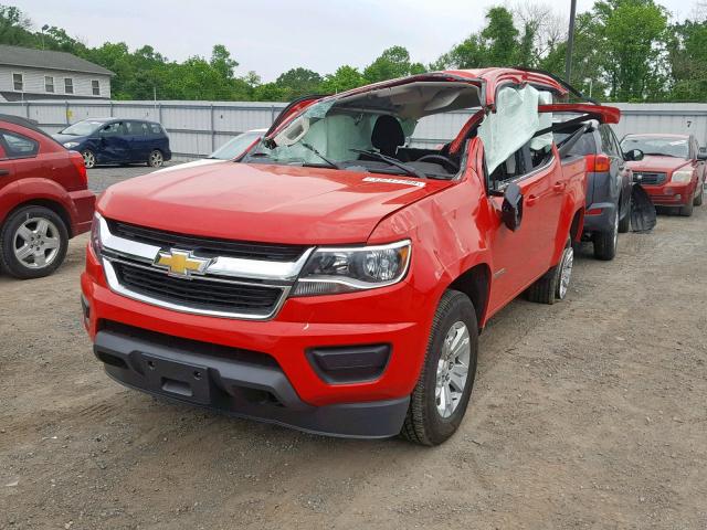 1GCGTCEN2J1296534 - 2018 CHEVROLET COLORADO L RED photo 2